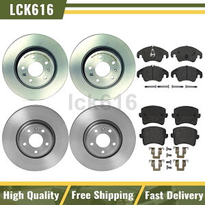 brake disc rotor 2012N2014ÑAEfBA5̃u{u[LLbgu[Lpbhƃ[^[tgA Brembo Brake kit brake pads and rotors Front Rear For 2012-2014 Audi A5