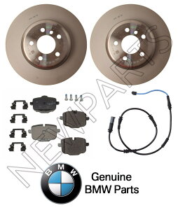 brake disc rotor BMW 550i 640i 650i Xdrive GCAfBXNu[L[^[ƃpbhEFAZT[OES For BMW 550i 640i 650i xDrive GC Rear Disc Brake Rotors & Pads & Wear Sensor OES