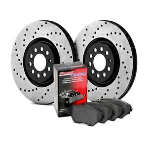brake disc rotor BMW M3 2001-2006 STOPTECH 939.34005�X�g���[�g�h����1�s�[�X�t�����g�u���[�L�L�b�g For BMW M3 2001-2006 StopTech 939.34005 Street Drilled 1-Piece Front Brake Kit�y���s�A���i�z