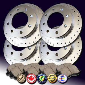 brake disc rotor Z0068 FIT 2001 2002 GMC Sierra 2500 ATMNXhu[L[^[Z~bNpbh Z0068 FIT 2001 2002 GMC Sierra 2500 ATM Cross Drilled Brake Rotors Ceramic Pads