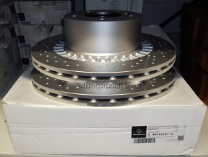 brake disc rotor メルセデスOEMリアブレーキローターディスク2013-2018 G63 AMGセット2(VINが必要) Mercedes OEM Rear Brake Rotors Disks 2013-2018 G63 AMG-Set of 2 (VIN Required)