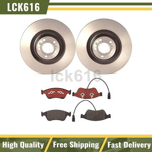 brake disc rotor 2004N2005ÑAEfBA8 Quattrõtgu{u[LLbgpbhƃ[^[ Front Brembo Brake Kit pads and rotors For 2004-2005 Audi A8 Quattro