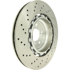 brake disc rotor �f�B�X�N�u���[�L���[�^�[�v���~�A��OE�X�^�C���N���X�h�����h���A�����S128.34162 Disc Brake Rotor-Premium OE Style Cross-Drilled Rear Left Centric 128.34162�y���s�A���i�z