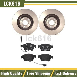 brake disc rotor 2004N2005ÑAEfBA8 quattrõtgu{u[LLbgu[Lpbhƃ[^[ Front Brembo Brake Kit brake pads and rotors For 2004-2005 Audi A8 Quattro