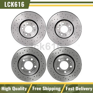 brake disc rotor 2002N2003ÑtHNX[QStp4̃u{u[L[^[tgALbgZbg Brembo Brake Rotors Front Rear Kit Set of 4 For 2002-2003 Volkswagen Golf
