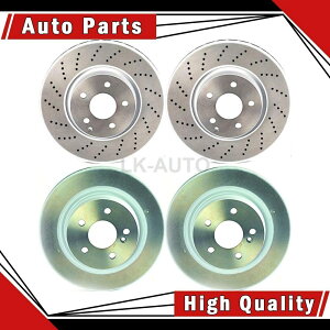 brake disc rotor ZfXxcC300p̃fBXNu[L[^[̃u{tgA4 Brembo Front Rear 4 Of Disc Brake Rotors For Mercedes-Benz C300