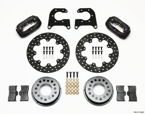 brake disc rotor �E�B���E�b�h�t�H�[�h�_�C�i���C�g���A�h���b�O�L�b�g�h�����h���[�^�[�V�����r�b�O�t�B�b�g�t�H�[�h2.50�C���`�I�t Wilwood Forged Dynalite Rear Drag Kit Drilled Rotor New Big fits Ford 2.50in O
