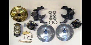 brake disc rotor 67-69J}t@CAo[hF{fBp[fBXNu[LRo[W2 "hbvLbg11"u[X^[ 67-69 Camaro Firebird F-Body Power Disc Brake Conversion 2" Drop Kit 11" Booster