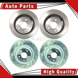 brake disc rotor ZfXxcSL550p̃fBXNu[L[^[̃u{tgA4 Brembo Front Rear 4 Of Disc Brake Rotors For Mercedes-Benz SL550