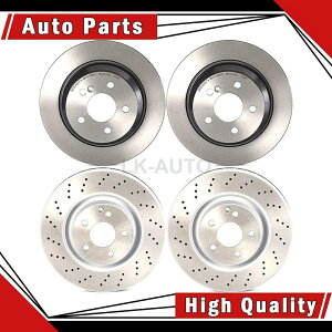 brake disc rotor ZfXxcS400p̃fBXNu[L[^[̃u{tgA4 Brembo Front Rear 4 Of Disc Brake Rotors For Mercedes-Benz S400