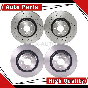 brake disc rotor ZfXxcSL400p̃fBXNu[L[^[̃u{tgA4 Brembo Front Rear 4 Of Disc Brake Rotors For Mercedes-Benz SL400