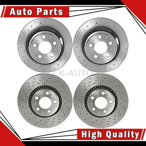 brake disc rotor {{S60 S80p̃fBXNu[L[^[̃u{tgA4 Brembo Front Rear 4 Of Disc Brake Rotors For Volvo S60 S80