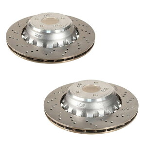 brake disc rotor SHWptH[}XyAZbg2Ah385mmfBXNu[L[^[BMW F85 F86 SHW Performance Pair Set 2 Rear Drilled 385mm Disc Brake Rotors For BMW F85 F86