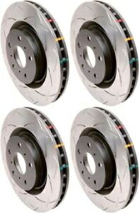brake disc rotor DBA�t�����g����у��A�X���b�g�u���[�L���[�^�[�Z�b�g2008- 2017�X�o��STI�̂��߂�T3 4000 DBA FRONT AND REAR SLOTTED BRAKE ROTORS SET T3 4000 FOR 2008 - 2017 SUBARU STI�y���s�A���i�z