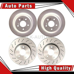 brake disc rotor ZfXxcC250 C300p̃fBXNu[L[^[̃u{tgA4 Brembo Front Rear 4 Of Disc Brake Rotors For Mercedes-Benz C250 C300