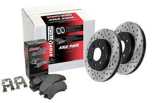 brake disc rotor �X�g�b�v�e�b�N�X�g���[�g�u���[�L�p�b�h�ƃ��[�^�[�A�N�X���p�b�N938.63013 StopTech Street Brake Pad and Rotor Axle Pack 938.63013�y���s�A���i�z