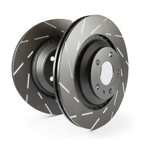 brake disc rotor EBC�u���[�LUSR7082 -USR�u���b�N�_�b�V���X���b�g���x���g1�s�[�X�t�����g�X�|�[�c���[�^�[ EBC Brakes USR7082 - USR Black Dash Slotted & Vented 1-Piece Front Sport Rotors�y���s�A���i�z