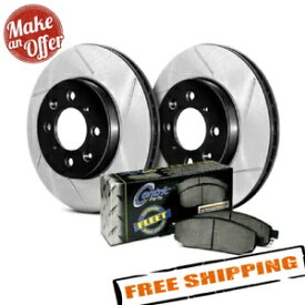 brake disc rotor 07-16充電器用のSTOPTECHパフォーマンストラックスロット1ピースリアブレーキキット StopTech Performance Truck Slotted 1-Piece Rear Brake Kit for 07-16 Charger