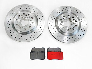 brake disc rotor �t�F���[��430 F430���A�u���[�L�p�b�h�ƃ��[�^�[213484 70000936 awitalian.com Ferrari 430 F430 Rear Brake Pads & Rotors 213484 70000936 awitalian.com�y���s�A���i�z