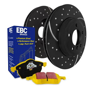 brake disc rotor EBCu[LS5KF1868 S5LbgCG[X^btGD[^[ɓK13-18tH[JXMKC EBC Brakes S5KF1868 S5 Kits Yellowstuff And GD Rotors Fits 13-18 Focus MKC