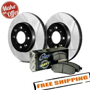 brake disc rotor 13-15g^hN[U[p̃XgbvebNptH[}XgbNXbgXbgtgu[LLbg StopTech Performance Truck Slotted Front Brake Kit for 13-15 Toyota Land Cruiser