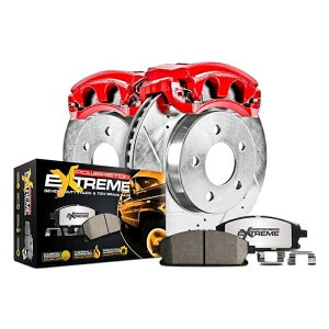 brake disc rotor �t�H�[�hE-350�X�[�p�[�f���[�e�B08-19�u���[�L�L�b�g�p���[�X�g�b�v1�N���b�N�G�N�X�g���[��Z36�g���b�N�� For Ford E-350 Super Duty 08-19 Brake Kit Power Stop 1-Click Extreme Z36 Truck &�y���s�A��