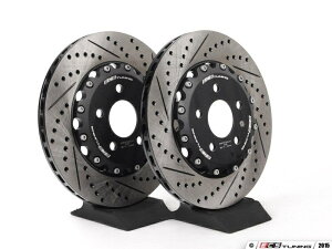 brake disc rotor ECS-���A2�s�[�X�u���[�L���[�^�[ - �y�A�i324x22�j-003975ECS02A02KT ECS - Rear 2-Piece Brake Rotors - Pair (324x22) - 003975ecs02a02KT�y���s�A���i�z