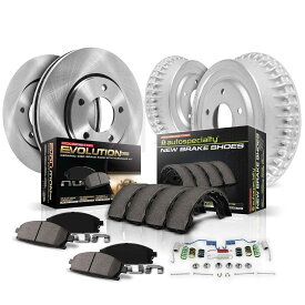 brake disc rotor Power Stop KOE15038DK 1クリック毎日のドライバーパッド/ローター/ドラムのシボレータホ2wd Power Stop KOE15038DK 1-Click Daily Driver Pad/Rotor/Drum for CHEVY TAHOE 2WD【並行輸入品】