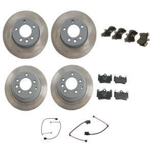 brake disc rotor Sebro / Textar�t�����g���A�u���[�L�L�b�g�f�B�X�N���[�^�[�p�b�h�|���V�F�J�C�G���p�Z���T�[ Sebro / Textar Front Rear Brake Kit Disc Rotors Pads Sensors For Porsche Cayenne�y���s�A���i�z