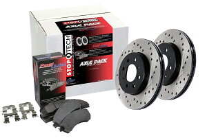 brake disc rotor STOPTECH 939.33051�X�g���[�g�A�N�X���p�b�N�ɓK������09-18 Passat Q3 Tiguan Stoptech 939.33051 Street Axle Pack Fits 09-18 Passat Q3 Tiguan�y���s�A���i�z