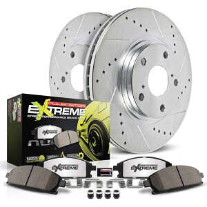 brake disc rotor �W�[�v�O�����h�`�F���L�[�p���[�X�g�b�v�t�����g�u���[�L�p�b�h�ƃ��[�^�[�L�b�gDAC For Jeep Grand Cherokee PowerStop Front Brake Pads and Rotors Kit DAC�y���s�A���i�z