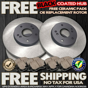 brake disc rotor O1191�t�����g+���A�u���b�N�u���[�L���[�^�[2011�N�̃Z���~�b�N�p�b�h2012 Lincoln MKS MKT O1191 FRONT+REAR Black Brake Rotors Ceramic Pads FOR 2011 2012 Lincoln MKS MKT�y���s�A���i�z