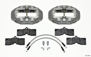 brake disc rotor EBEbhD8-4tgLp[LbgCLEAR FITS CORVETTE C2 / C3 65-82-140-10789 Wilwood D8-4 Front Caliper Kit Clear fits Corvette C2 / C3 65-82 - 140-10789