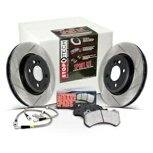 brake disc rotor STOPTECH 978.47006R�X�|�[�c�Ԏ��p�b�N�X���b�g���h�����h�A�u���[�L�L�b�gnew StopTech 978.47006R Sport Axle Pack Slotted & Drilled Rear Brake Kit NEW�y���s�A���i�z