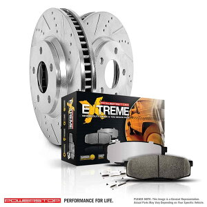 brake disc rotor �p���[�X�g�b�vK6258-36 Z36�g���b�N/TOW�t�����g�V���o���[�h2500 HD�p��1�̃N���b�N�u���[�L�L�b�g Power Stop K6258-36 Z36 Truck/Tow 1-Click Brake Kit for Front Silverado 2500 HD�y���s�A���i�z