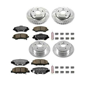 brake disc rotor PowerStop K2798-36 Z36�g���b�N��Tow�u���[�L�L�b�g POWERSTOP K2798-36 Z36 TRUCK & TOW BRAKE KIT�y���s�A���i�z