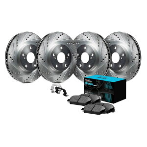 brake disc rotor Infiniti FX35 05-11�u���[�L�L�b�gEline�V���[�Y�h�������X���b�g�t�����g�����A�p For Infiniti FX35 05-11 Brake Kit eLINE Series Drilled & Slotted Front & Rear�y���s�A���i�z