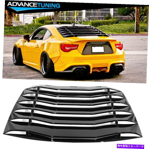 CO GAp[c 13-20TCIfrs brzg^86EBhE[o[CTEBhK[hOXubN Fits 13-20 Scion FRS BRZ Toyota 86 Window Louver Rain Sun Wind Guard Gloss Black