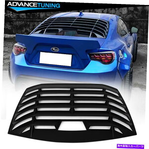 CO GAp[c 13-20 SCION FRS SUBARU BRZ TOYOTA 86 IKONX^CAEBhEV[h[o[ Fits 13-20 Scion FRS Subaru BRZ Toyota 86 Ikon Style Rear Window Shield Louver