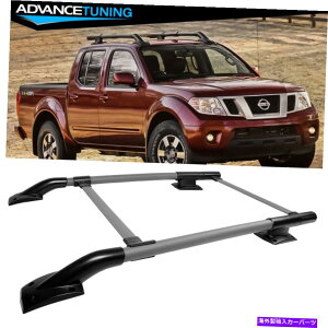 CO GAp[c tBbg05-22YteBAOEX^CA~jEgbv[tbNNXo[TCh[ Fits 05-22 Nissan Frontier OE Style Aluminum Top Roof Rack Cross Bar Side Rail