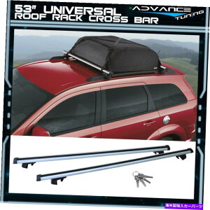 �C�O�� �G�A���p�[�c 53 135cm�A���~�j�E���g�b�v���[�t���b�N�N���X�o�[�L�����A�����\�ȃh�b�W�p�N�����v 53 135CM Aluminum Top Roof Rack Cross Bar Carrier Adjustable Clamps For Dodge�y���s�A���i�z