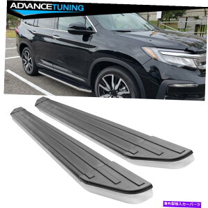 CO GAp[c tBbg16-22z_pCbgV2X^C68 "A~jEjO{[hTChXebvnerfo[ Fits 16-22 Honda Pilot V2 Style 68" Aluminum Running Board Side Step Nerf Bar