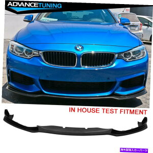 CO GAp[c tBbg14-20 BMW F32 F33 F36 4V[YMX|[cEX^CPUtgop[bvX|C[ Fits 14-20 BMW F32 F33 F36 4-Series M Sport E-Style PU Front Bumper Lip Spoiler