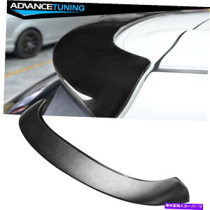 海外製 エアロパーツ フィット14-17マツダ3 Fits 14-17 Mazda 3 5Dr Hatchback Rear Roof Spoiler Unpainted Black OE Style