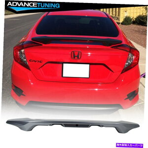 CO GAp[c 16-21z_VrbNgNl^otLEDu[LCgyCghVo[NH830M 16-21 Honda Civic Trunk Spoiler W/ LED Brake Light Painted Lunar Silver #NH830M