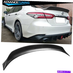 CO GAp[c tBbg18-22g^J_bNrX^CpphAgNX|C[EBO Fits 18-22 Toyota Camry Duckbill Style PP Unpainted Rear Trunk Spoiler Wing