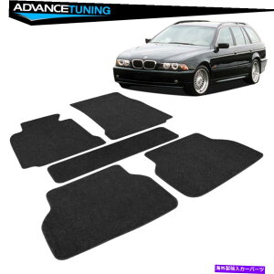 CO GAp[c tBbg97-03 BMW E39 5V[YZ_OEtBbggubNiCtgAtA}bg Fits 97-03 BMW E39 5-Series Sedan OE Fitment Black Nylon Front Rear Floor Mats