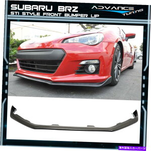 CO GAp[c tBbg13-16XoBRZ STIX^Ctgop[bv-PU Fits 13-16 Subaru BRZ STI Style Front Bumper Lip -PU