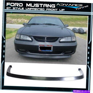 CO GAp[c tBbg94-98tH[h}X^O`tgop[bvX|C[PU Fits 94-98 Ford Mustang Chin Front Bumper Lip Spoiler PU