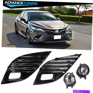 CO GAp[c 18-20g^JSE XSEubNABS 10W LEDtgtHOCghCrOv Fits 18-20 Toyota Camry SE XSE Black ABS 10W LED Front Fog Light Driving Lamp